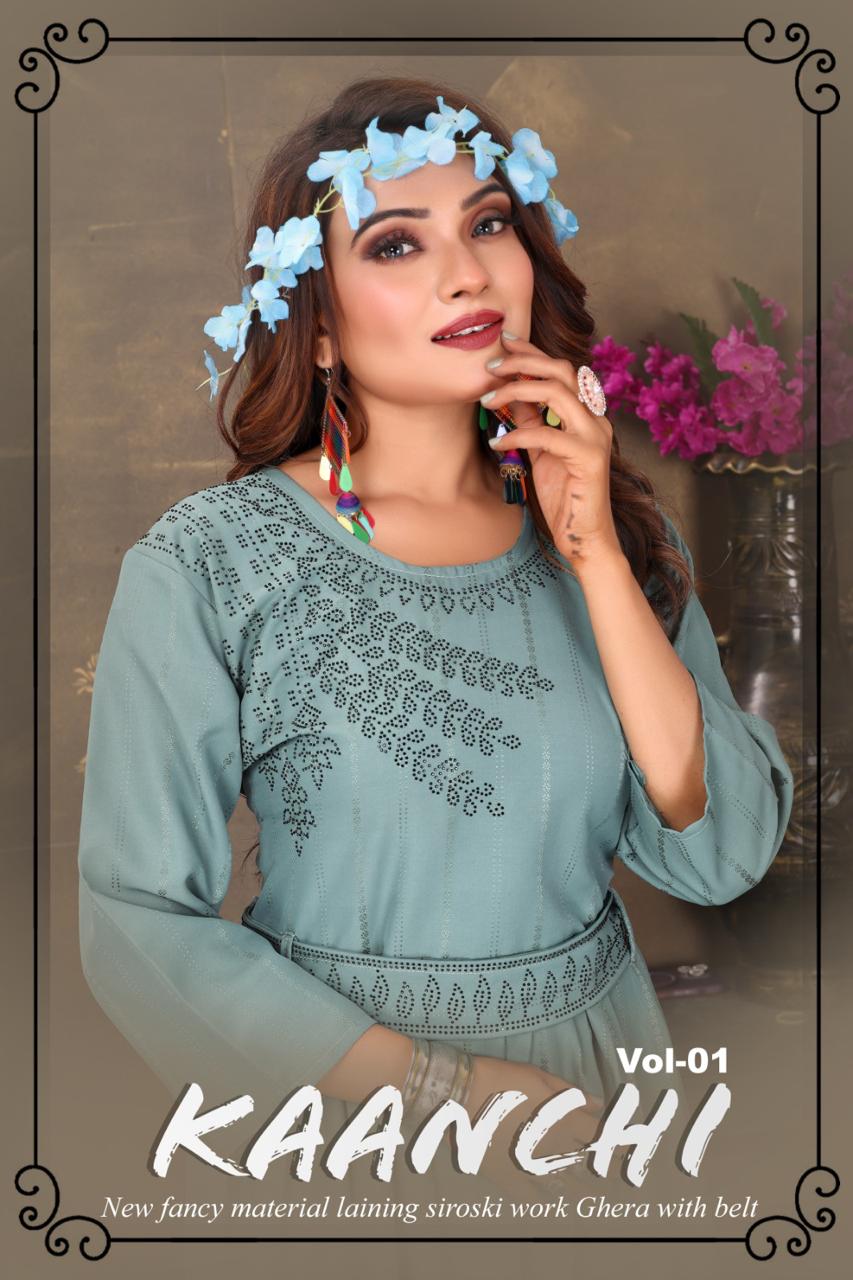 Beauty Queen Kaanchi Vol 1 Designer Kurti Catalog